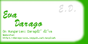eva darago business card